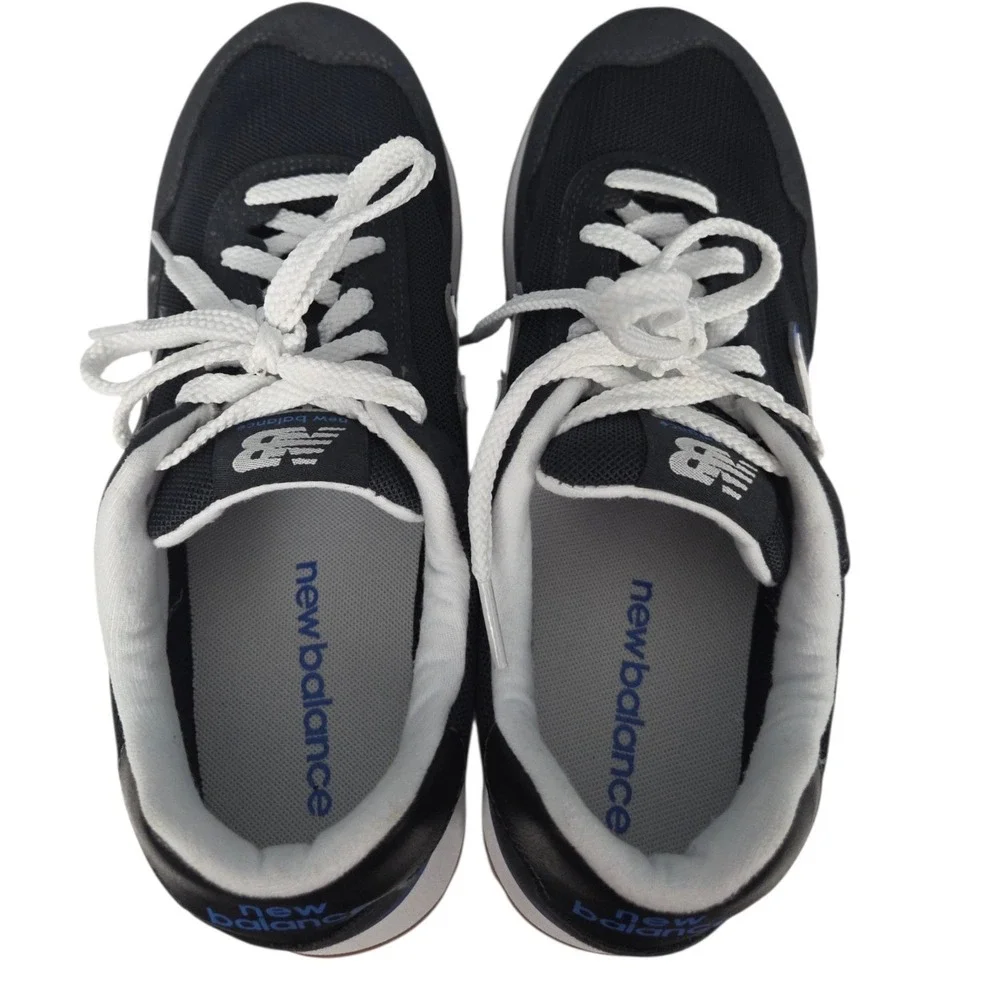 New Balance 515 Sneakers Men 7.5 Wide 2E Black Blue Running Shoes Comfort Casual